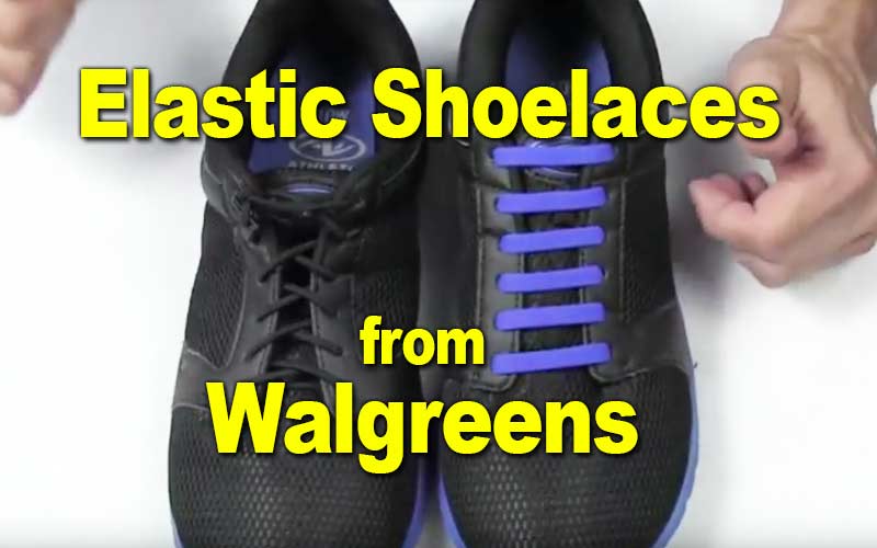 No Tie Shoelaces from Walgreens - Erkies
